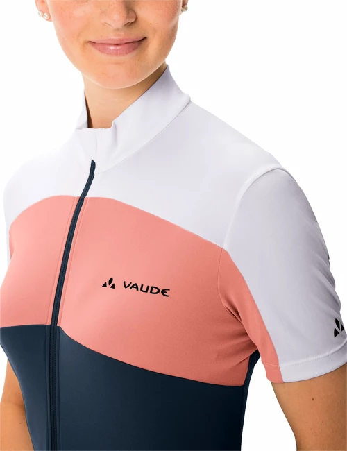 Dames fietsshirt VAUDE  Matera FZ Tricot Dark sea