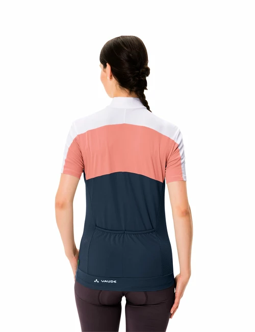 Dames fietsshirt VAUDE  Matera FZ Tricot Dark sea