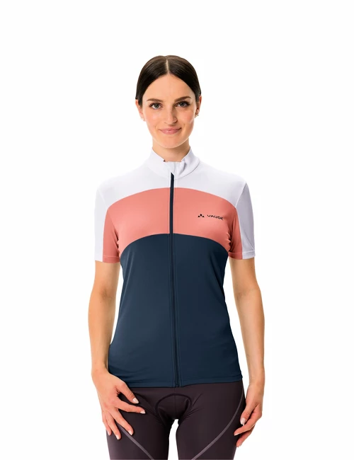 Dames fietsshirt VAUDE  Matera FZ Tricot Dark sea