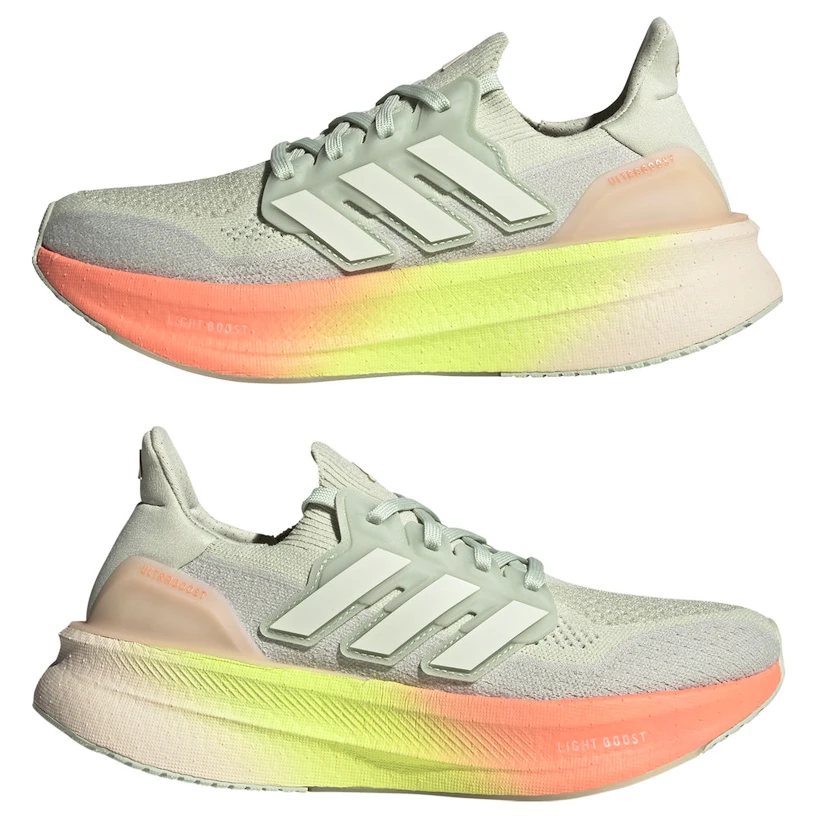 Dames hardloopschoenen adidas  Ultraboost 5 Linen Green/Crystal Jade/Pulse Lime