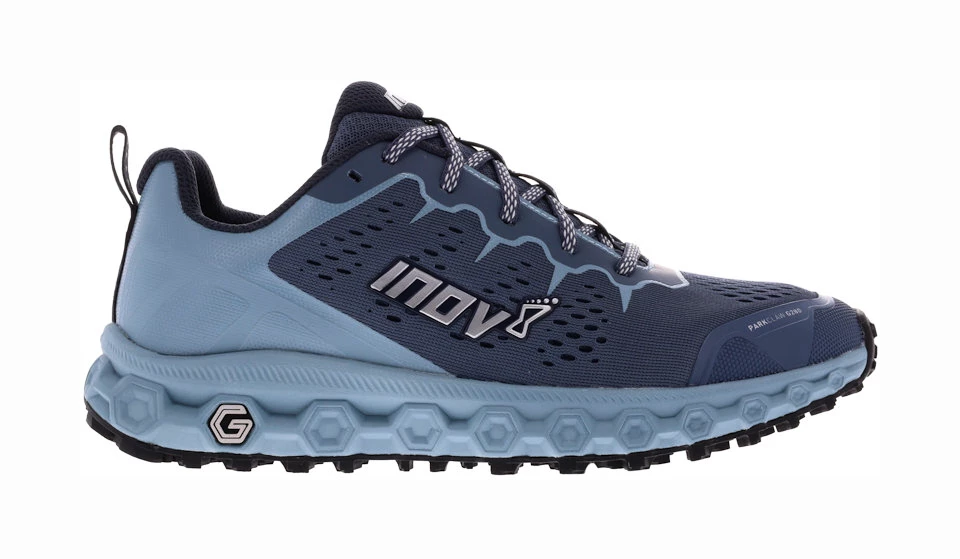 Dames hardloopschoenen Inov-8  Parkclaw G 280 W (S) Blue Grey/Light Blue
