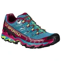 Dames hardloopschoenen La Sportiva  Ultra Raptor II Woman Red Plum/Topaz