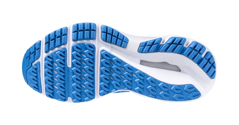 Dames hardloopschoenen Mizuno Wave Equate 8 Marina/Nimbus Cloud/Federal Blue  UK 5,5