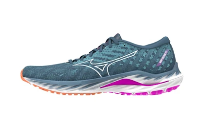Dames hardloopschoenen Mizuno  Wave Inspire 19 Provincial Blue/White/807 C  UK 3,5