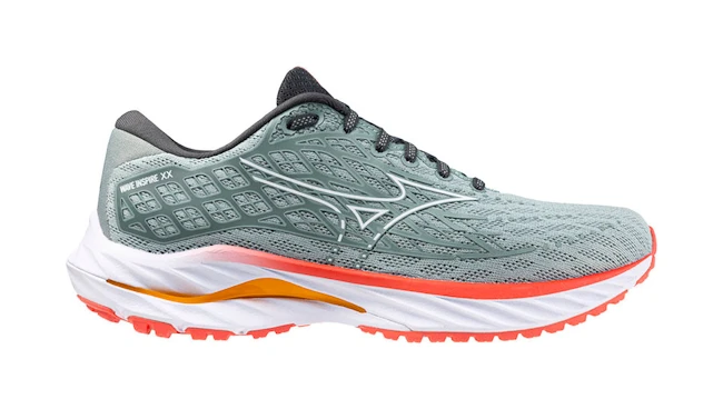 Dames hardloopschoenen Mizuno  Wave Inspire 20 Gray Mist/White/Dubarry