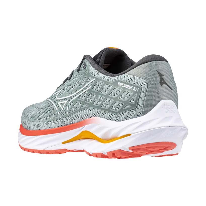 Dames hardloopschoenen Mizuno  Wave Inspire 20 Gray Mist/White/Dubarry