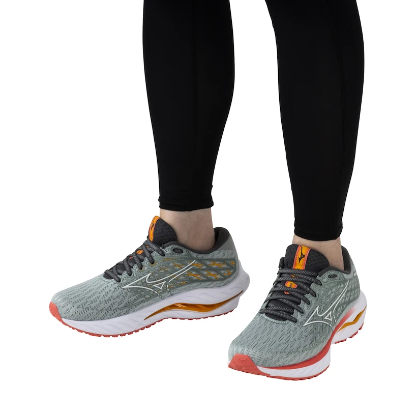 Dames hardloopschoenen Mizuno  Wave Inspire 20 Gray Mist/White/Dubarry