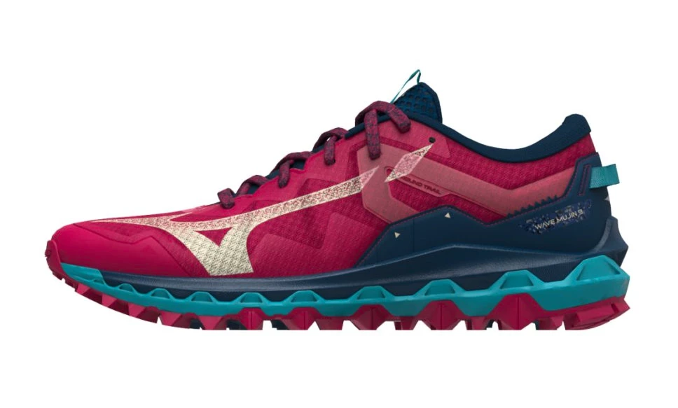 Dames hardloopschoenen Mizuno Wave Mujin 9 Jazzy/Blue Opal/Bluebird  UK 4