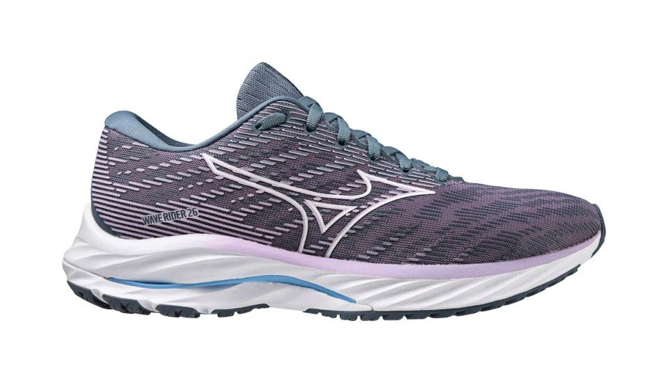 Dames hardloopschoenen Mizuno  Wave Rider 26 Wisteria/White/China Blue