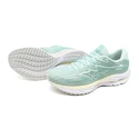 Dames hardloopschoenen Mizuno Wave Rider 27 Eggshell Blue/White/Anise Flower