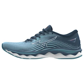 Dames hardloopschoenen Mizuno Wave Sky 6 Blue Shadow/White/Milky Blue