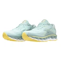 Dames hardloopschoenen Mizuno  Wave Sky 7 Eggshell Blue/White/Sunshine