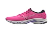 Dames hardloopschoenen Mizuno  Wave Ultima 14 High-Vis Pink/Snow White/Purple Punch  UK 6,5