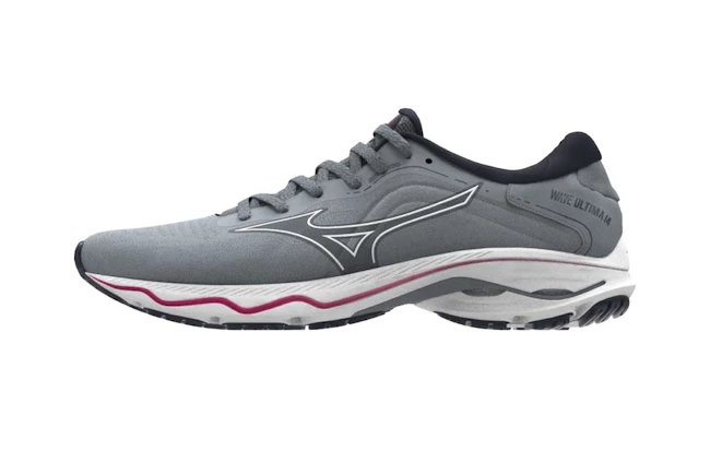 Dames hardloopschoenen Mizuno  Wave Ultima 14 Quarry/White/High-Vis Pink
