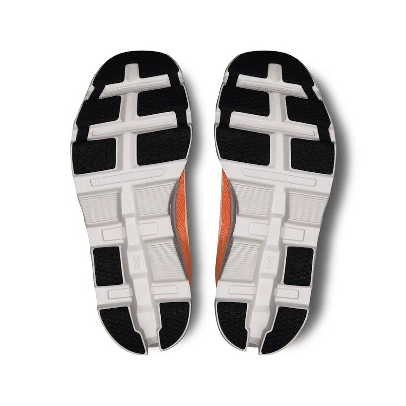 Dames hardloopschoenen On Cloudmonster 2 White/Flame  EUR 42