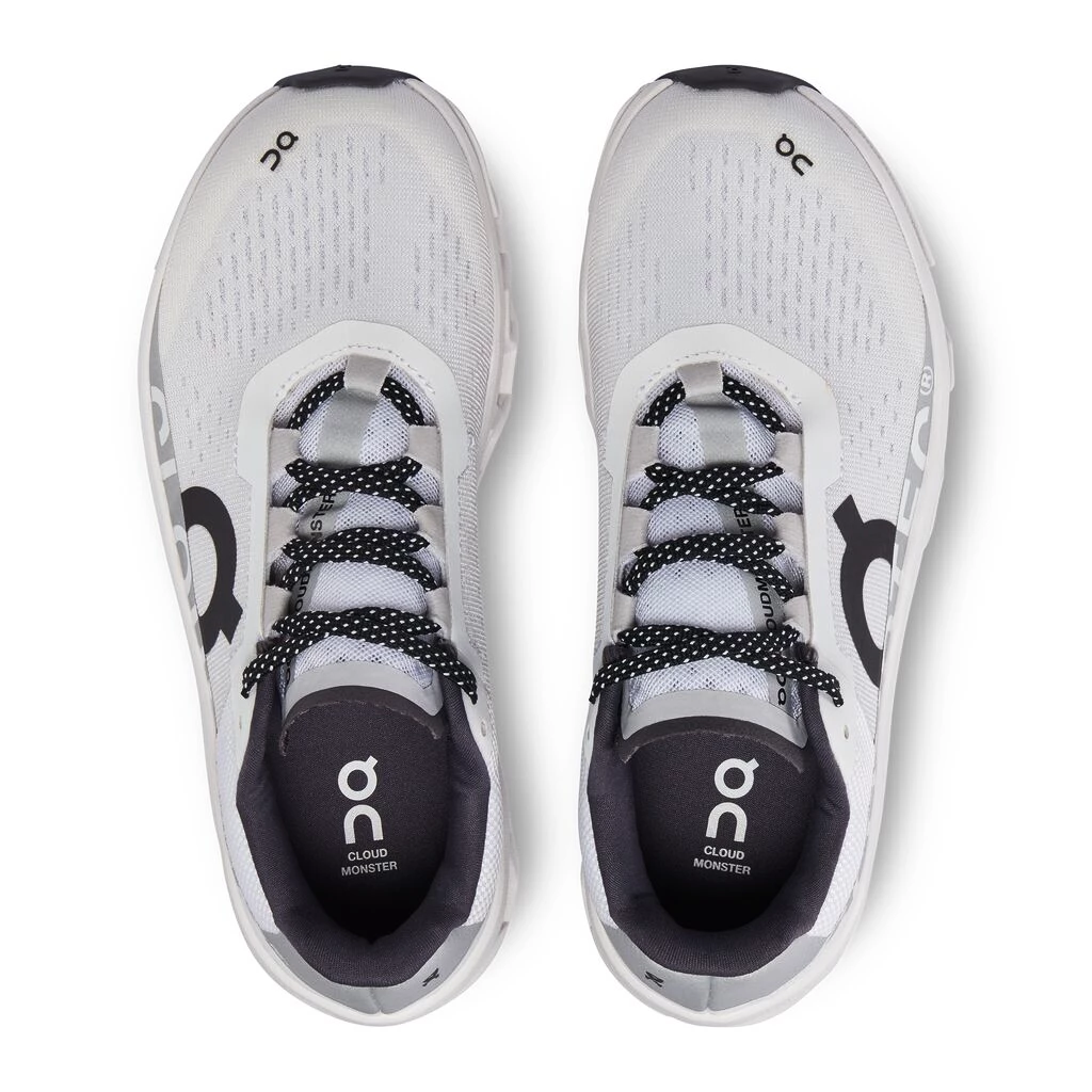Dames hardloopschoenen On Cloudmonster All White