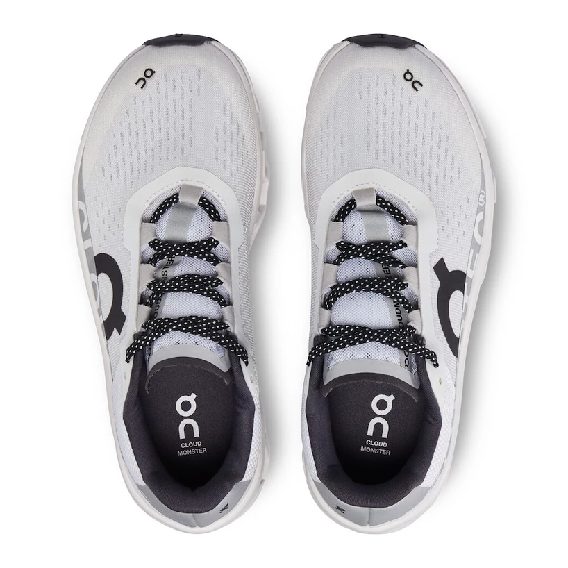 Dames hardloopschoenen On Cloudmonster All White