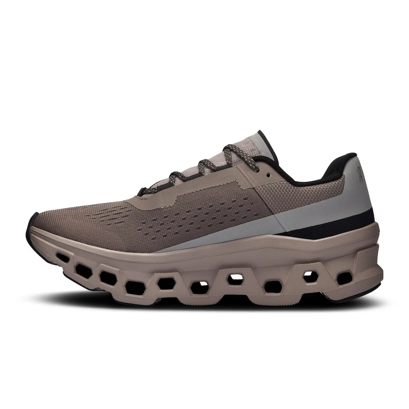 Dames hardloopschoenen On Cloudmonster Cinder/Fog  EUR 41