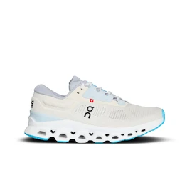 Dames hardloopschoenen On Cloudstratus 3 Cream/Arctic