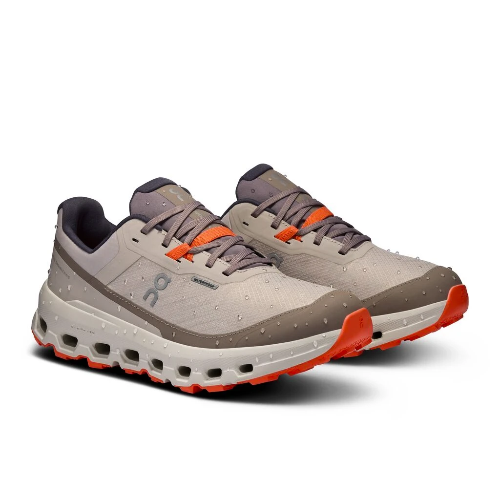 Dames hardloopschoenen On Cloudvista 2 Waterproof Pearl/Ice