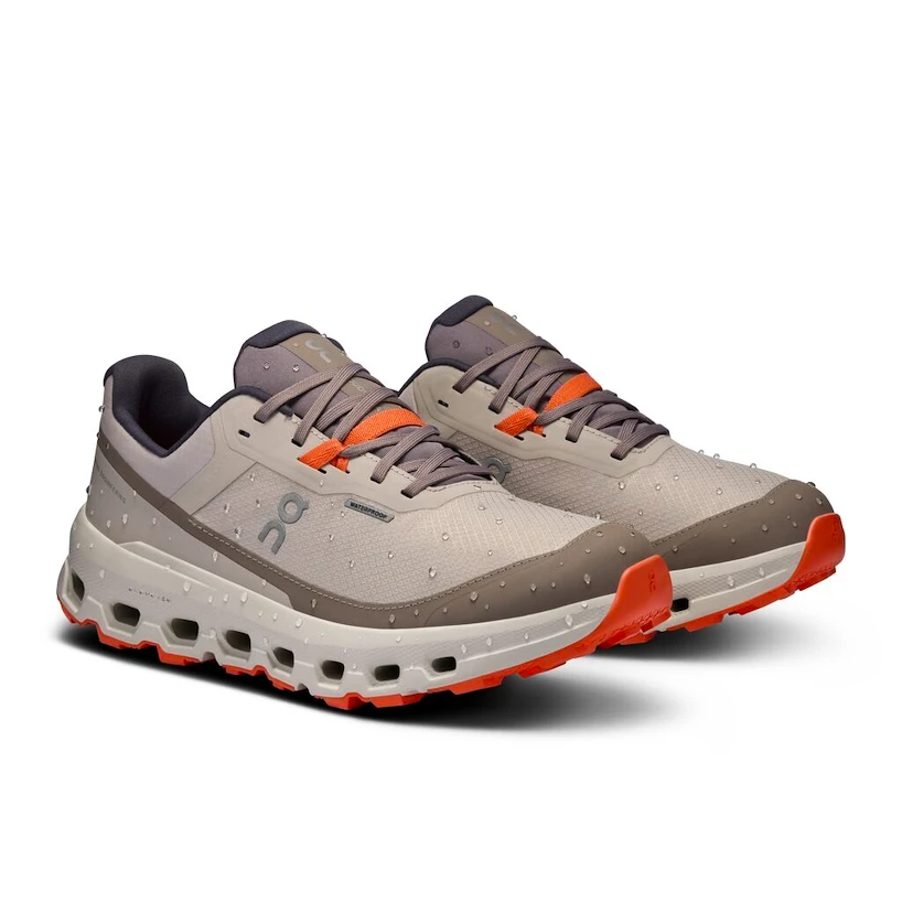 Dames hardloopschoenen On Cloudvista 2 Waterproof Pearl/Ice