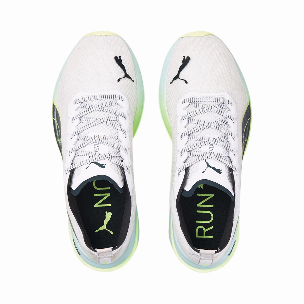 Dames hardloopschoenen Puma  Deviate Nitro White