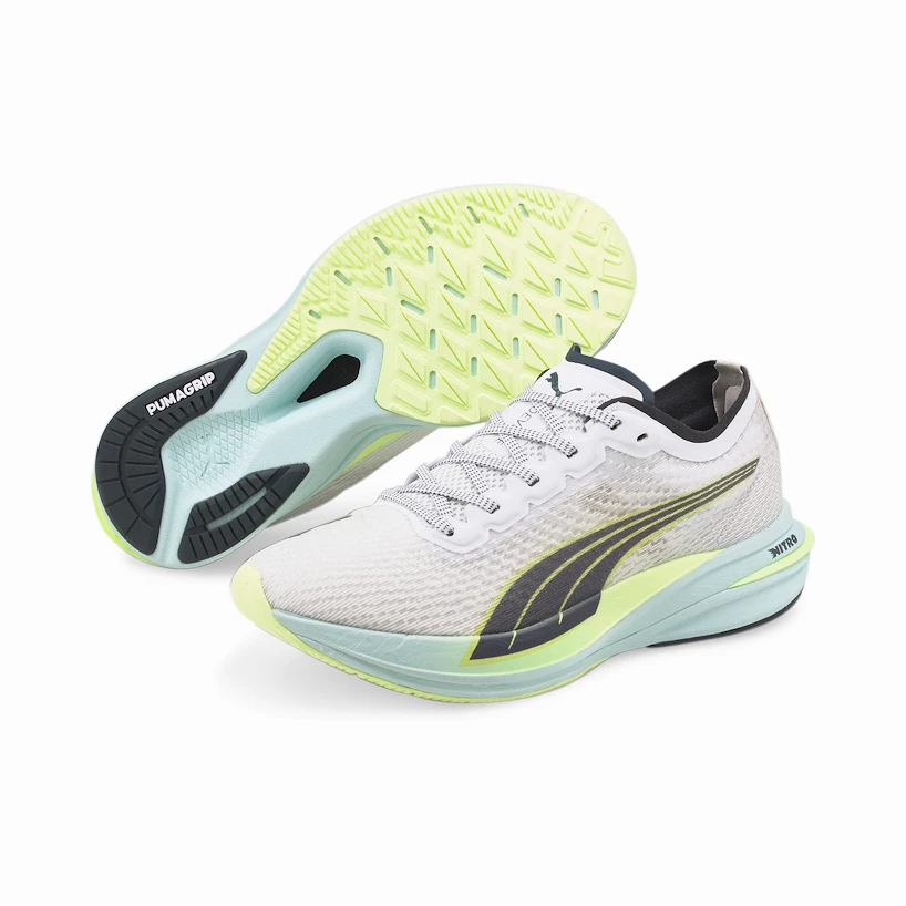 Przetestowano -  Dames hardloopschoenen Puma  Deviate Nitro White  EUR 40