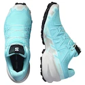 Dames hardloopschoenen Salomon Speedcross 6 Blue Curacao/Lunar Rock/Iced Aqua