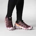 Dames hardloopschoenen Salomon Speedcross 6 Catawba Grape / Papaya / Deauville Mauve
