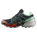 Dames hardloopschoenen Salomon Speedcross 6 Gore-Tex Black/Electric Green/Cherry Tomato