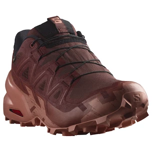 Dames hardloopschoenen Salomon Speedcross 6 Gore-Tex Rum Raisin/Barn Red/Canyon Clay