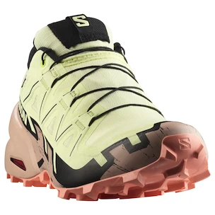 Dames hardloopschoenen Salomon Speedcross 6 Gtx Lime Cream/Mahogany Rose/Black