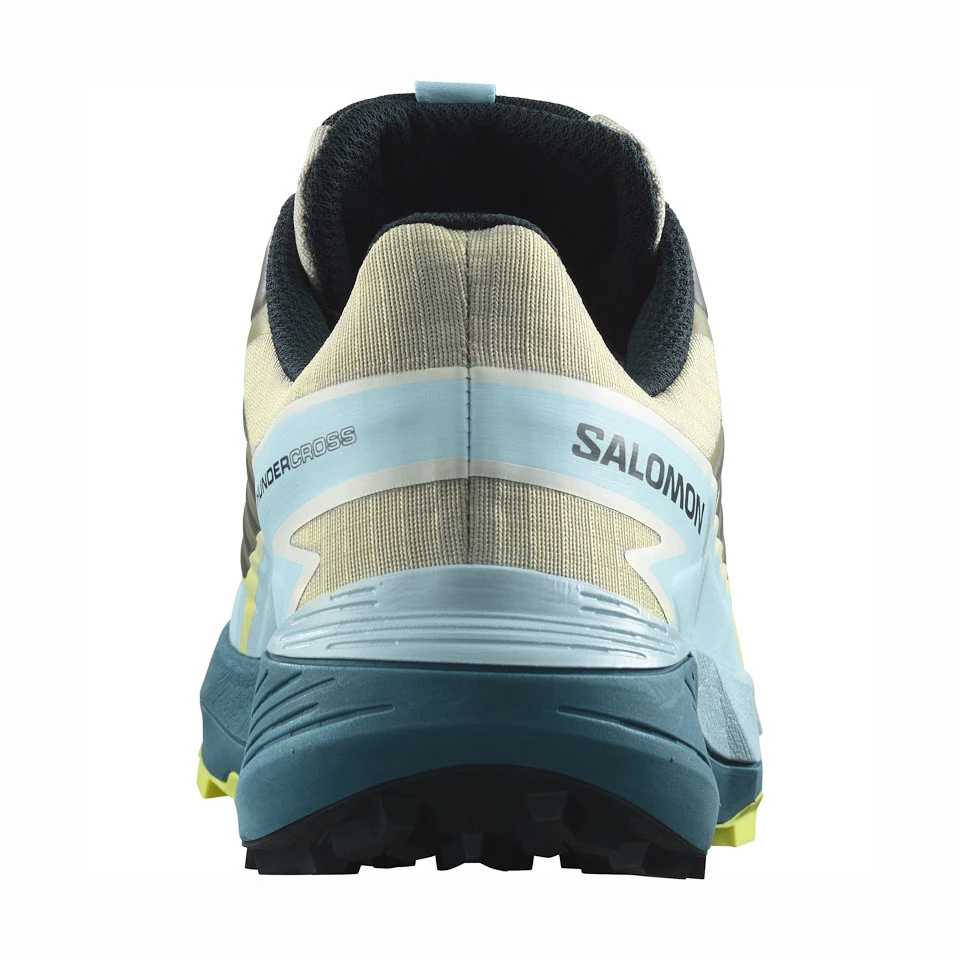 Dames hardloopschoenen Salomon  THUNDERCROSS W Alfalfa/TanagerTurquoise/Sunny Lime