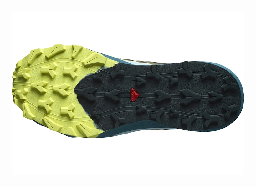 Dames hardloopschoenen Salomon  THUNDERCROSS W Alfalfa/TanagerTurquoise/Sunny Lime