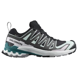 Dames hardloopschoenen Salomon Xa Pro 3D V9 Gore-Tex Black/Bleached Aqua/Harbor Blue