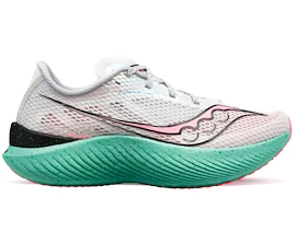 Dames hardloopschoenen Saucony Endorphin Pro 3 Fog/Vizipink