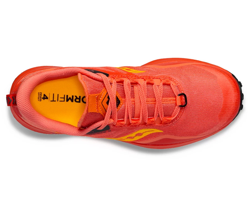 Dames hardloopschoenen Saucony  Peregrine Peregrine 12 Coral/Redrock