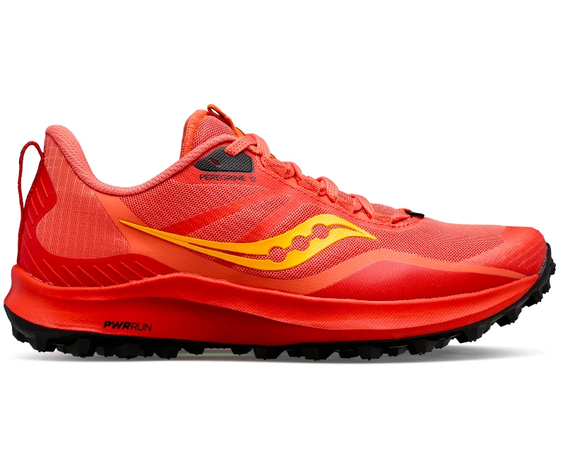 Dames hardloopschoenen Saucony  Peregrine Peregrine 12 Coral/Redrock