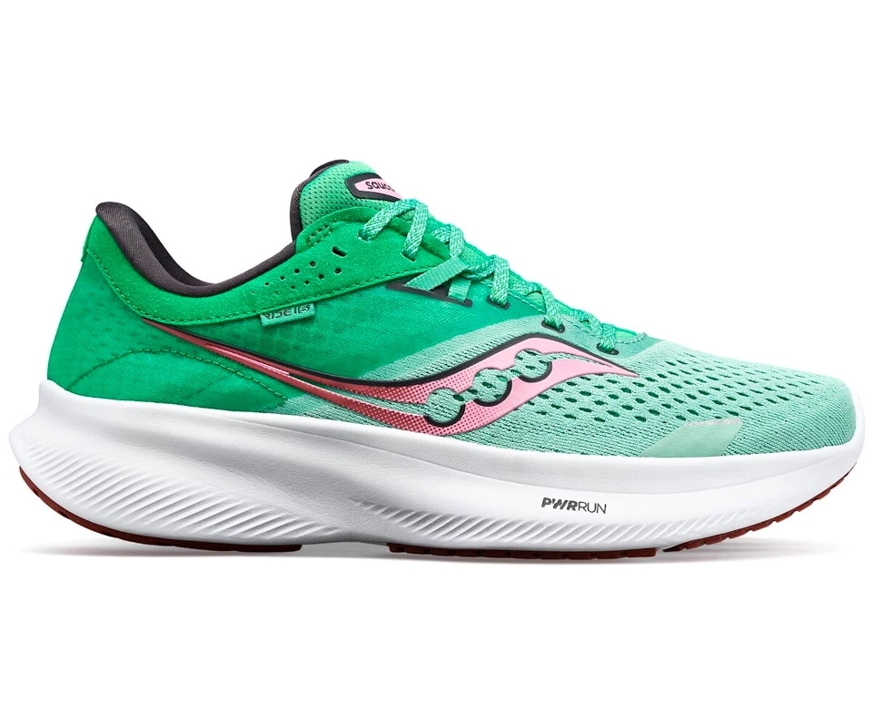 Dames hardloopschoenen Saucony  Ride 16 Sprig/Peony