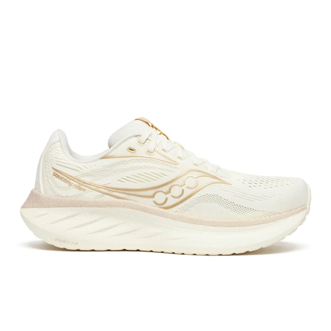 Dames hardloopschoenen Saucony  Ride 18 Vanilla