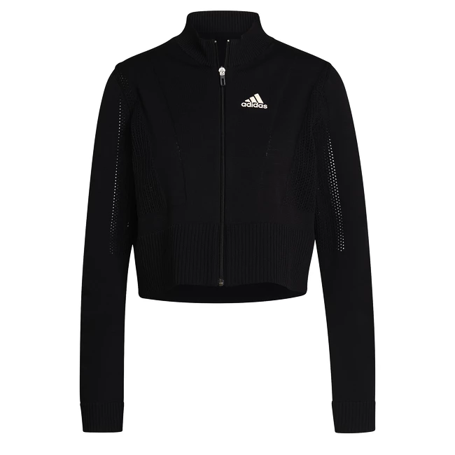 Dames hoodie adidas  Tennis Primeknit Jacket Primeblue Aeroready Black