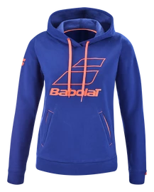 Dames hoodie Babolat Exercise Hood Sweat Estate Blue