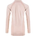 Dames hoodie Endurance  Halen Seamless Midlayer Warm Taupe