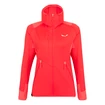 Dames hoodie Salewa  Agner Hybrid PL/DST Calypso Coral Mel