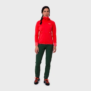 Dames hoodie Salewa  Agner Hybrid PL/DST Calypso Coral Mel