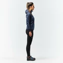 Dames hoodie Salewa  Agner Hybrid PL/DST Navy Blazer Melange