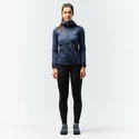 Dames hoodie Salewa  Agner Hybrid PL/DST Navy Blazer Melange