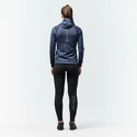 Dames hoodie Salewa  Agner Hybrid PL/DST Navy Blazer Melange