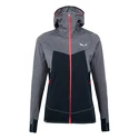 Dames hoodie Salewa  Puez hybrid polarlite hooded fleece Navy blazer melange