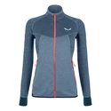 Dames hoodie Salewa  Puez Melange 2 PL Navy Blazer Melange